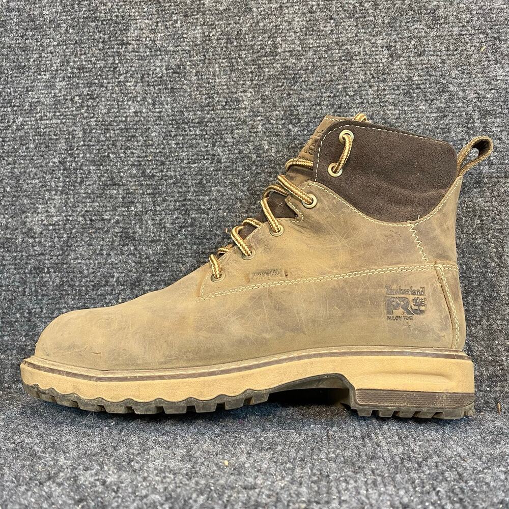 Timberland PRO Hightower Womens 8 Waterproof 6" Alloy Toe Work Boots Brown